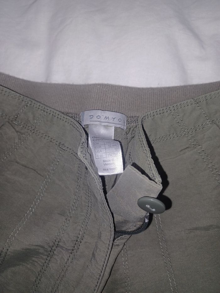 Pantalon fille domyos 12 ans très bon état kaki coton polyamide - photo numéro 8