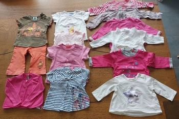 Lot de T shirts fille  6 mois