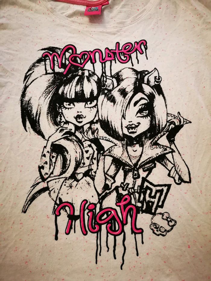 Tee shirt monster high 12 ans 🍭 - photo numéro 2