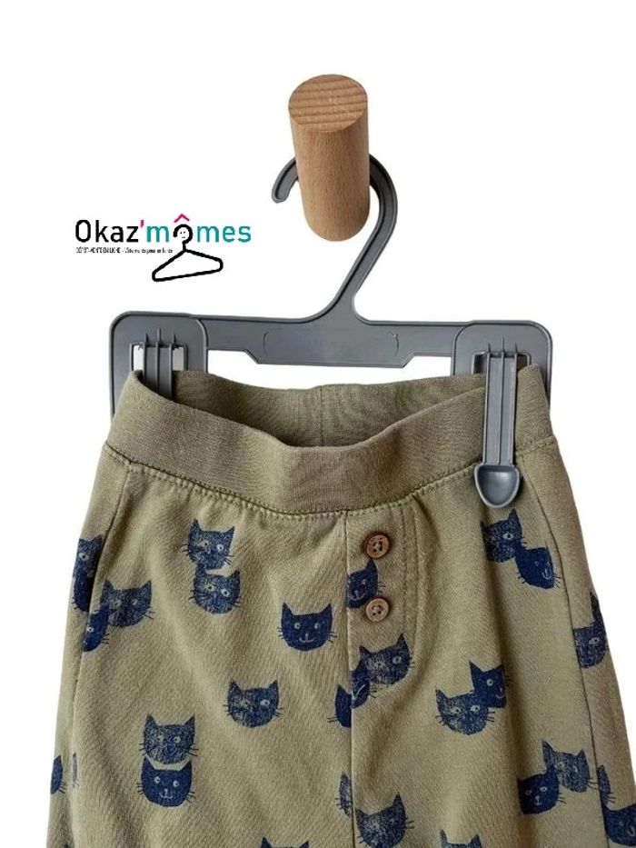 Legging kaki (chats) - Zara Babyboy 6 mois (68cm) - photo numéro 2