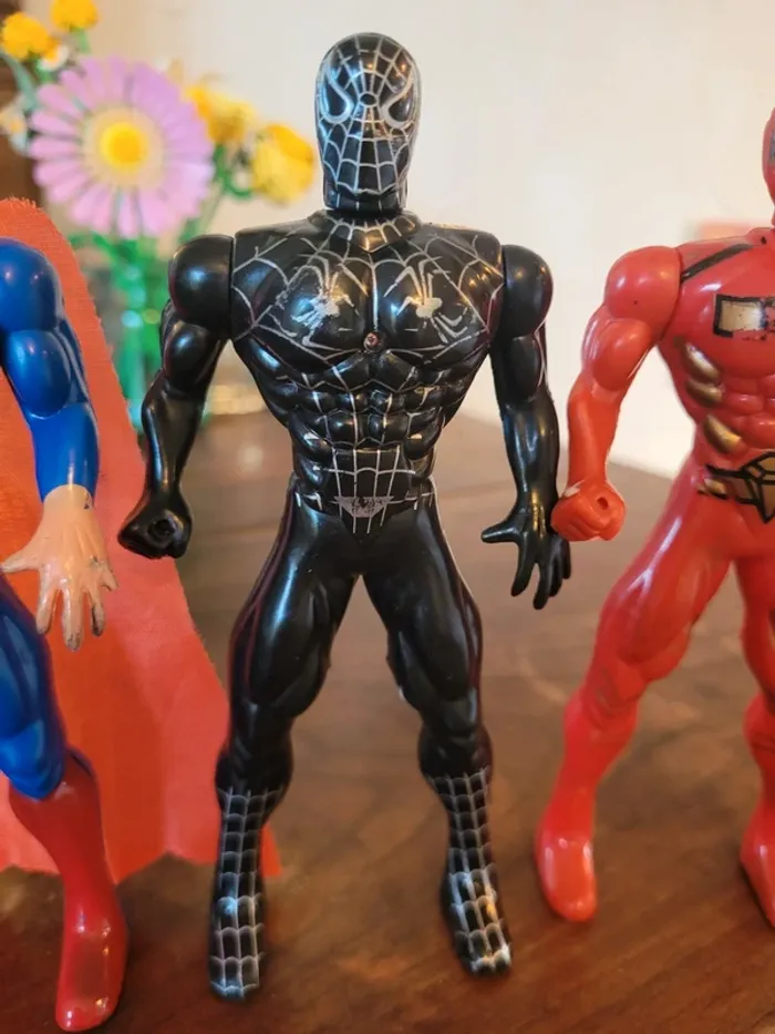 Vends 5 personnages bootlegs super héros palengke toy ukraine 80s 90s - photo numéro 5