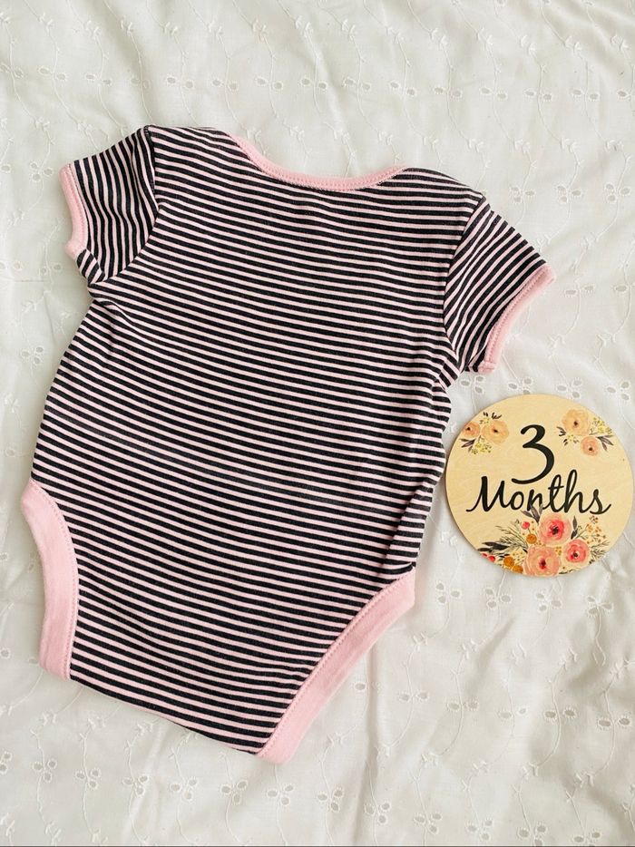 Lot 2 body rayures bébé - photo numéro 8