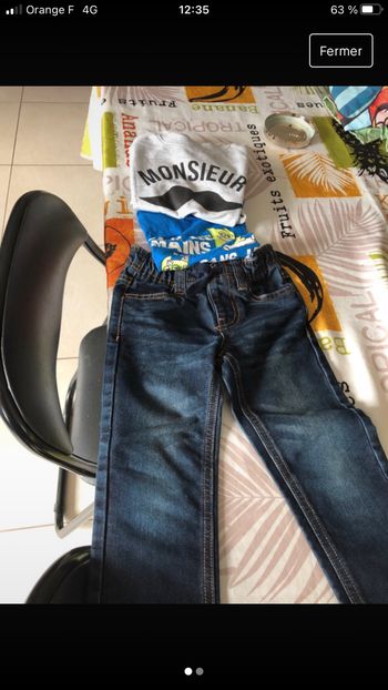 Ensemble jean+ tee shirt + sweat