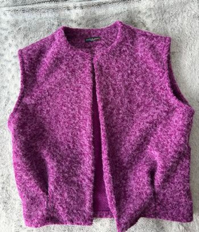 Gilet sans manche violet - photo numéro 2