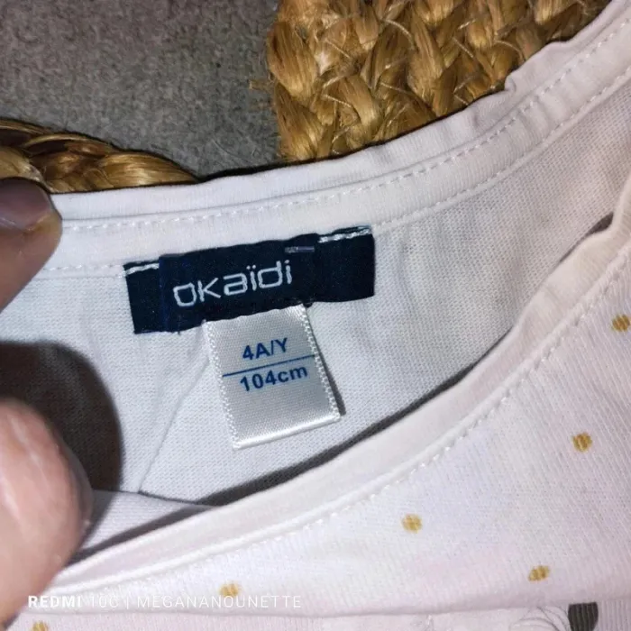 🌸 Ensemble Okaïdi fille – Taille 4 ans / 104 cm 💙🤍 - photo numéro 5