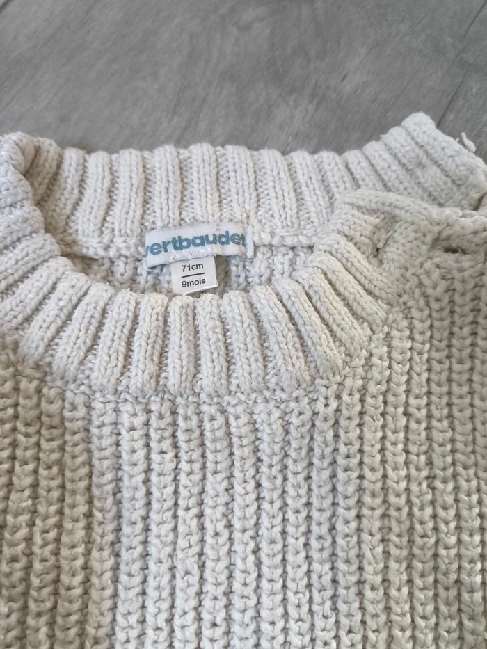 Pull maille crème - photo numéro 2