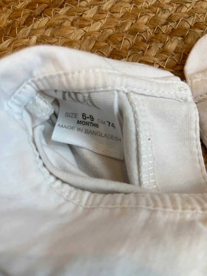 Tee-shirt fille 6 mois Zara - photo numéro 2