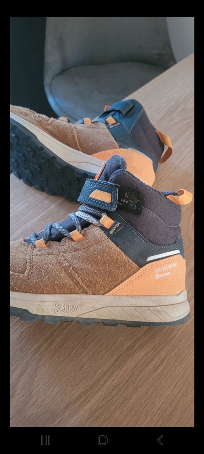 Chaussure randonnée cuir 34 - photo numéro 6