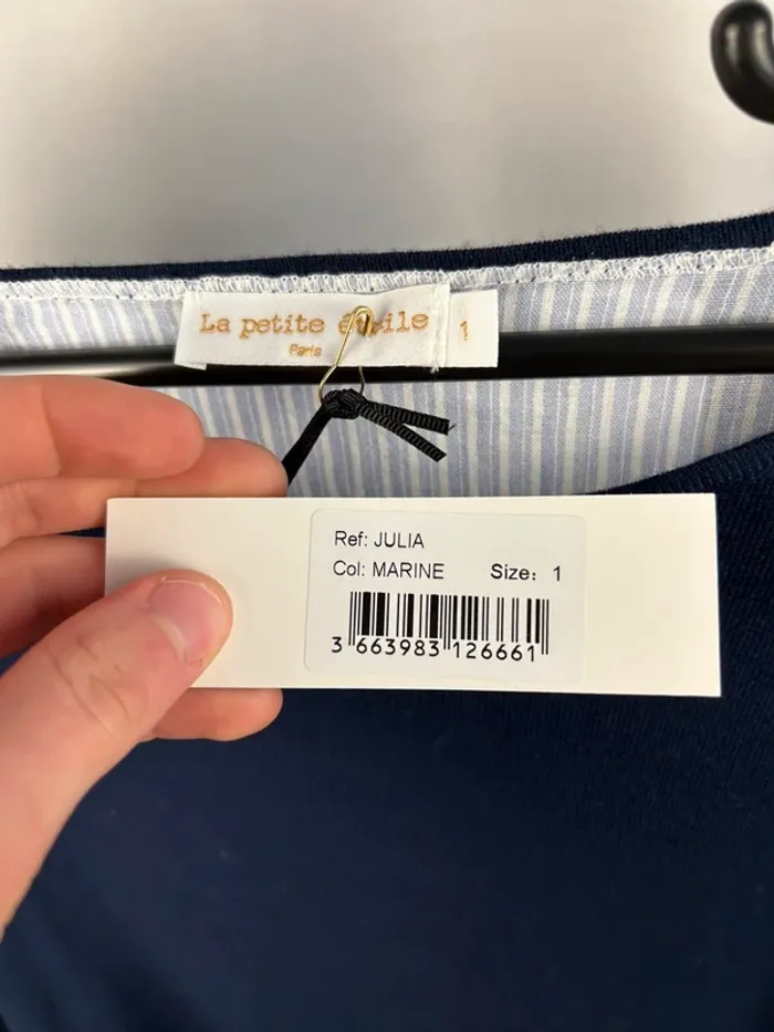 Pull chemise La petite étoile Marine S neuf - photo numéro 3