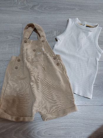 Ensemble salopette/débardeur