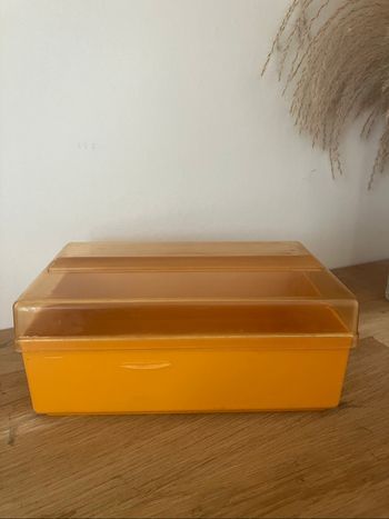 Vintage-Boite à sucre orange-Miflex