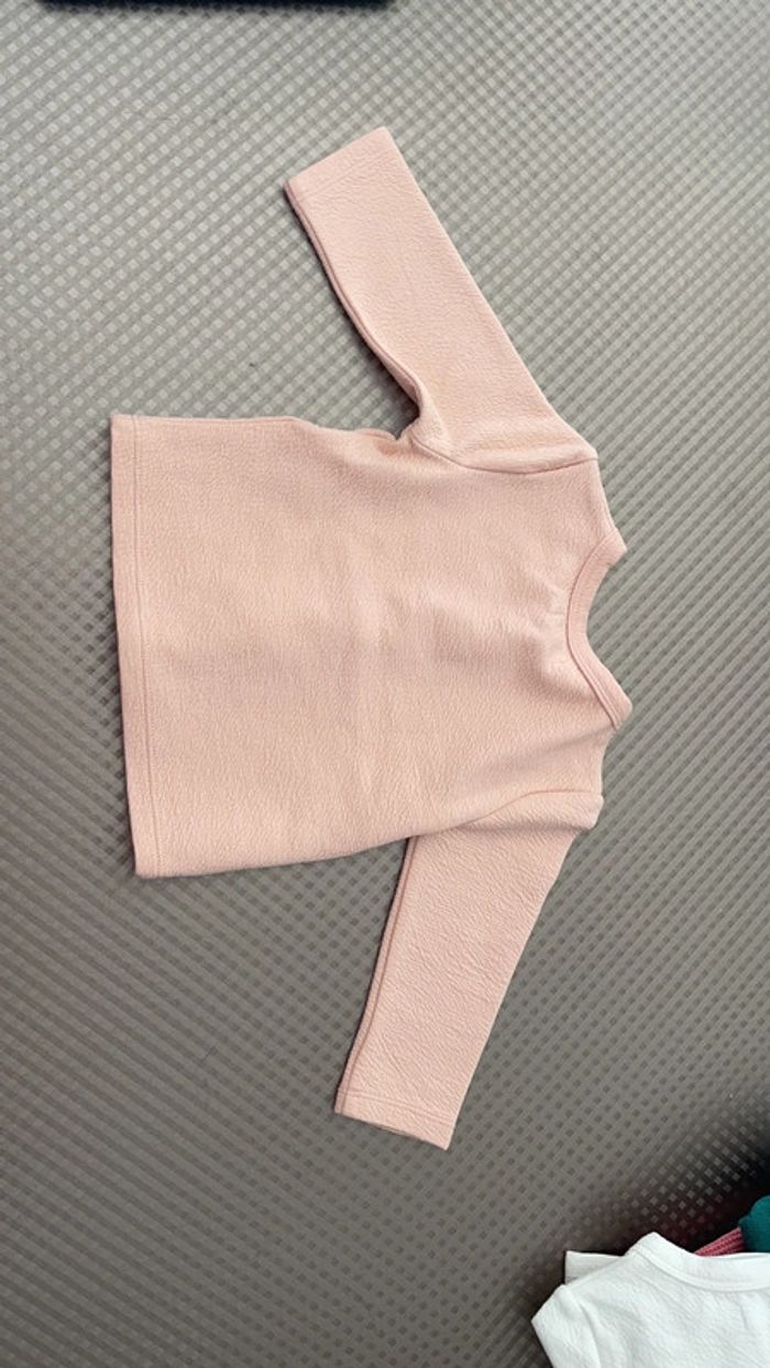 Veste rose mention Love 9 mois - photo numéro 4