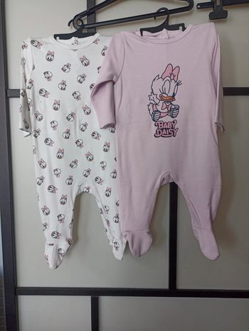 Lot deux pyjamas daisy 6 mois