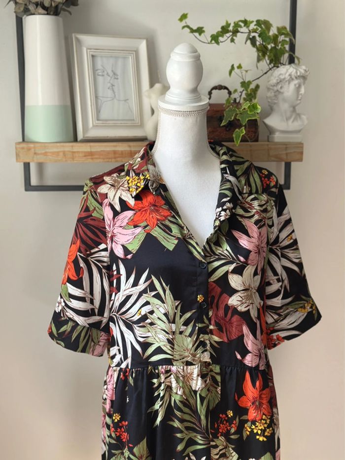 Robe fleurie fluide – Vero Moda – Taille M - photo numéro 3