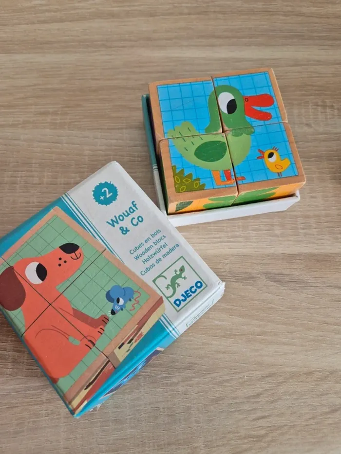 Puzzle cube animaux djeco - photo numéro 7