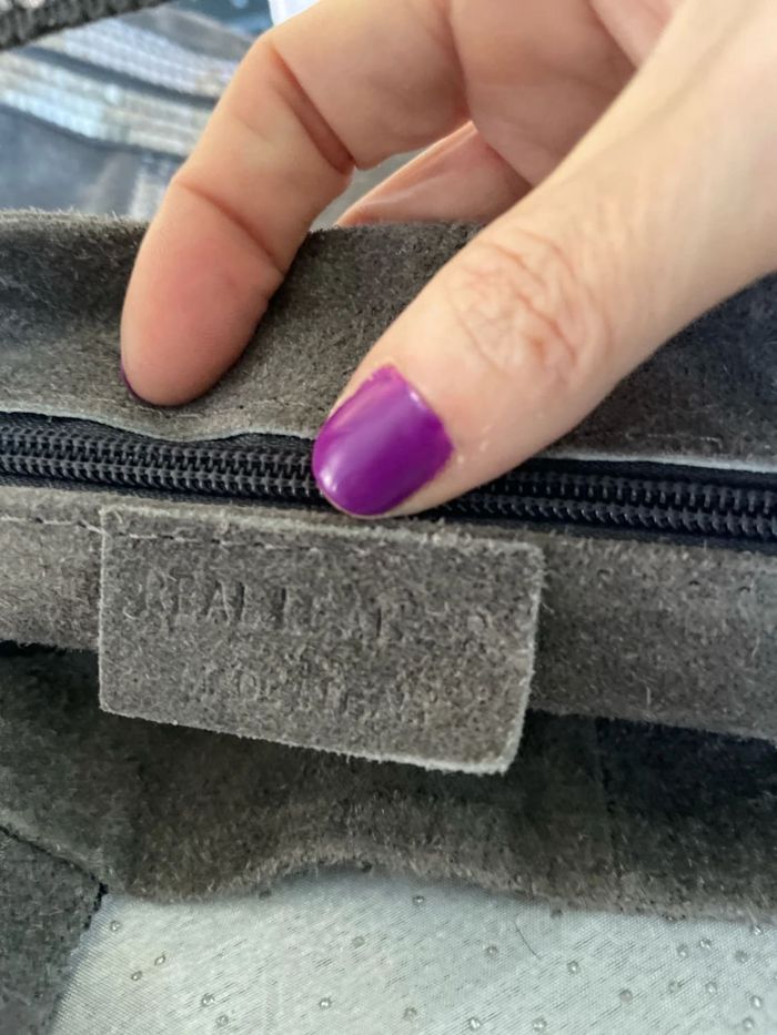 Sac en Daim - Comme neuf Real Leather - photo numéro 8