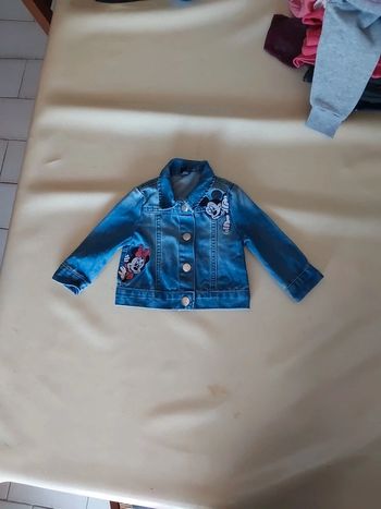 Veste en jeans minnie 6-9 mois (74 cms)