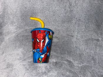 Gobelet à paille Spiderman Marvel 