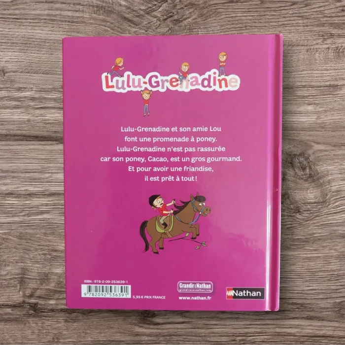 Livre lulu grenadine fait du poney - photo numéro 2