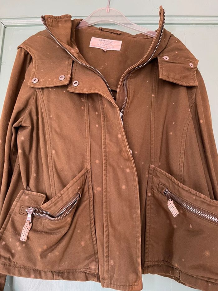 Veste style parka kaki