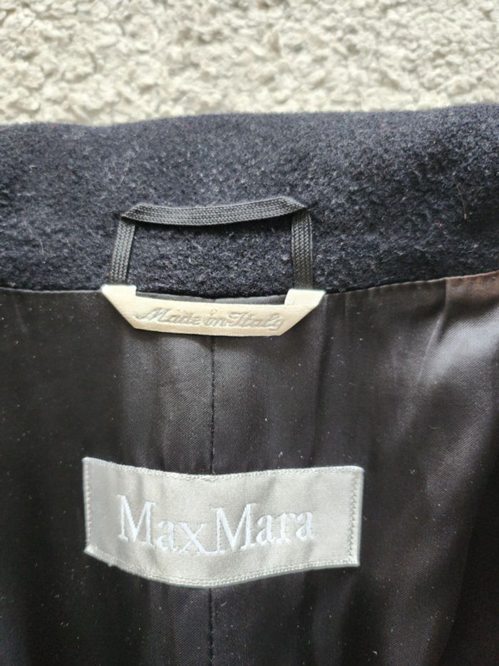Manteau long noir Max Mara taille 40 - photo numéro 5