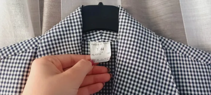 Ensemble tailleur jupe femme à carreaux - photo numéro 6