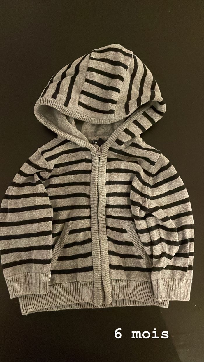 Lot de 3 gilets taille 6 mois très bon état - photo numéro 2