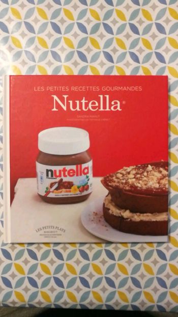 Livre cuisine recettes au Nutella