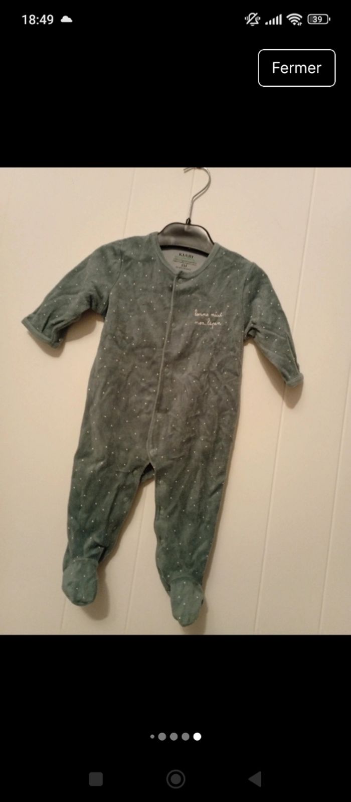 Pijamas 6 mois - photo numéro 4