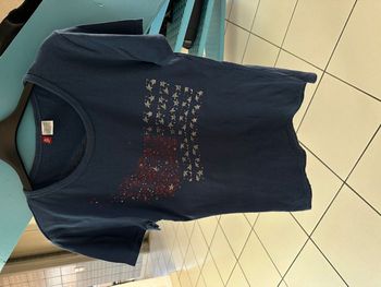 Tee Shirt Bleu Avec Drapeau Étoiles Devant Taille 36 Marque : Tipster