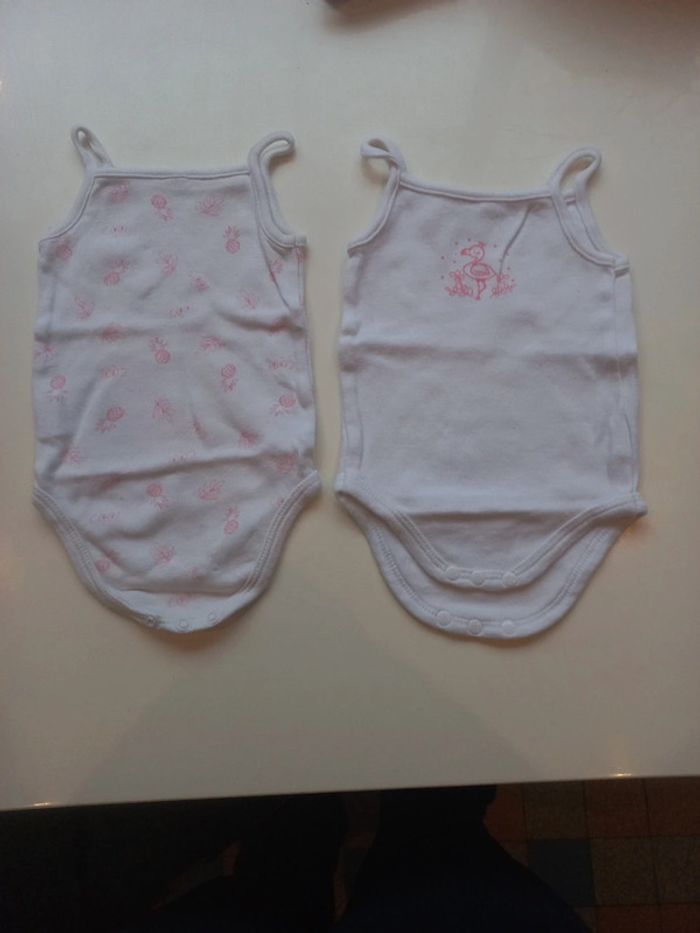 Lots de 4 bodies bretelles - photo numéro 2