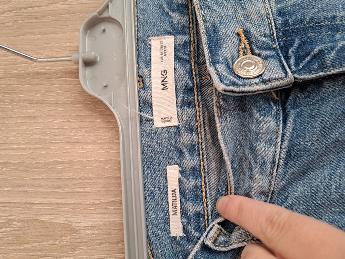 Jean Matilda bleu clair Mango - photo numéro 2