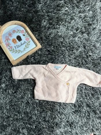 Petit gilet croisé Vertbaudet - 1 mois