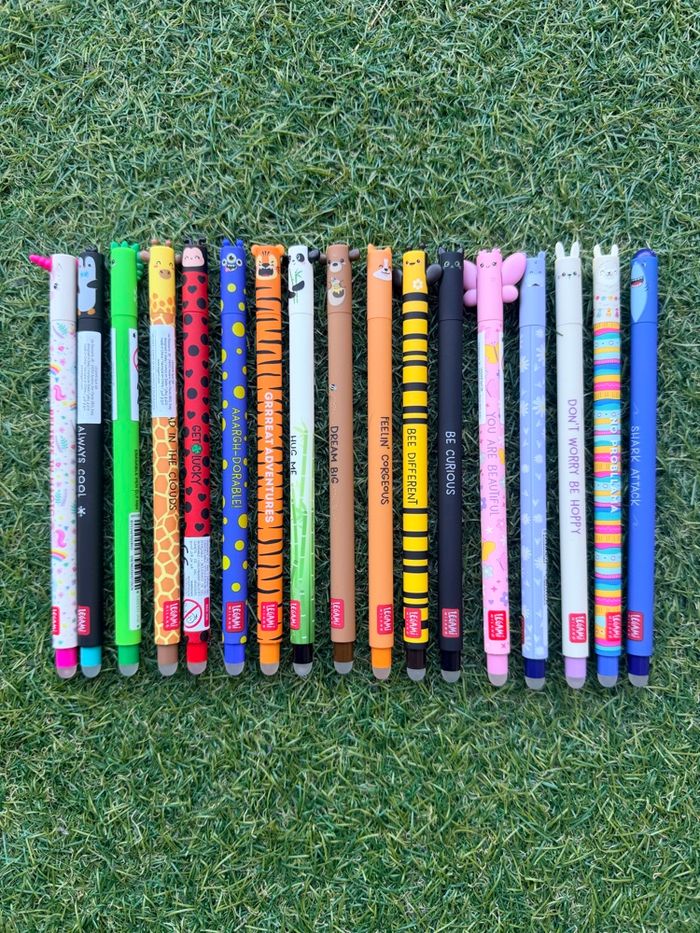 Stylo animaux Legami lot de 17 stylos