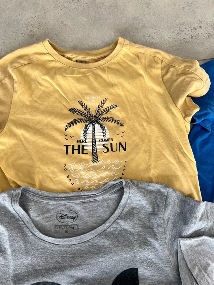 Lot t-shirts garçons 10 ans - photo numéro 4