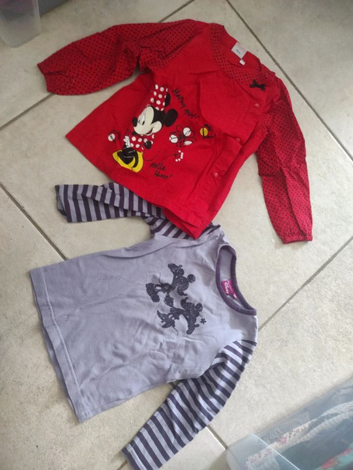Tunique et tee shirt Disney mickey 3 ans