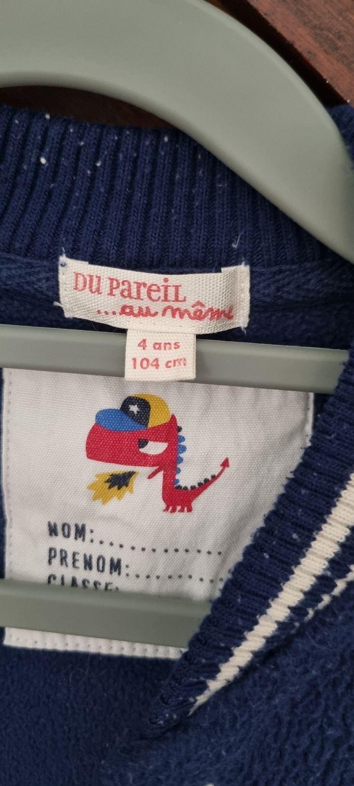 Blouson style teddy bicolore - photo numéro 4