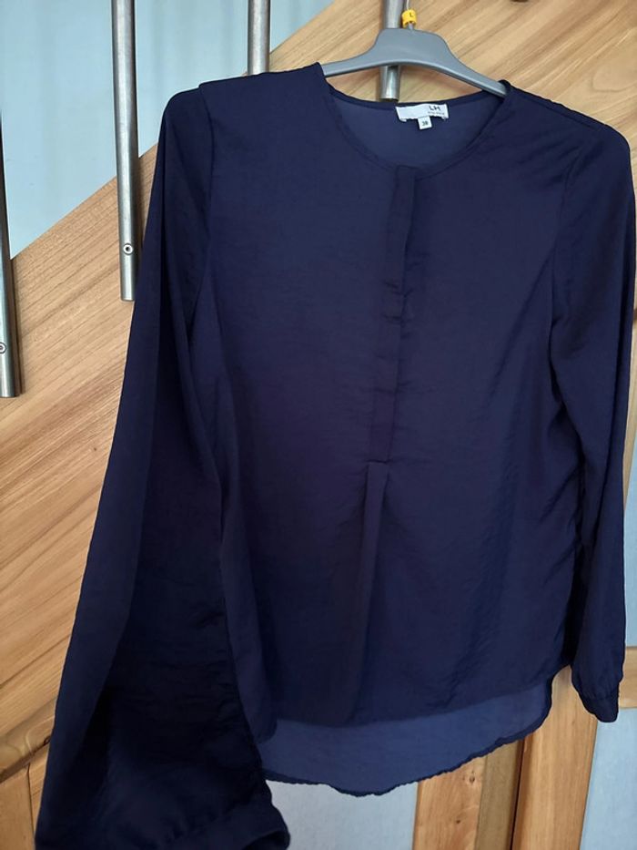 Blouse marine femme - photo numéro 2