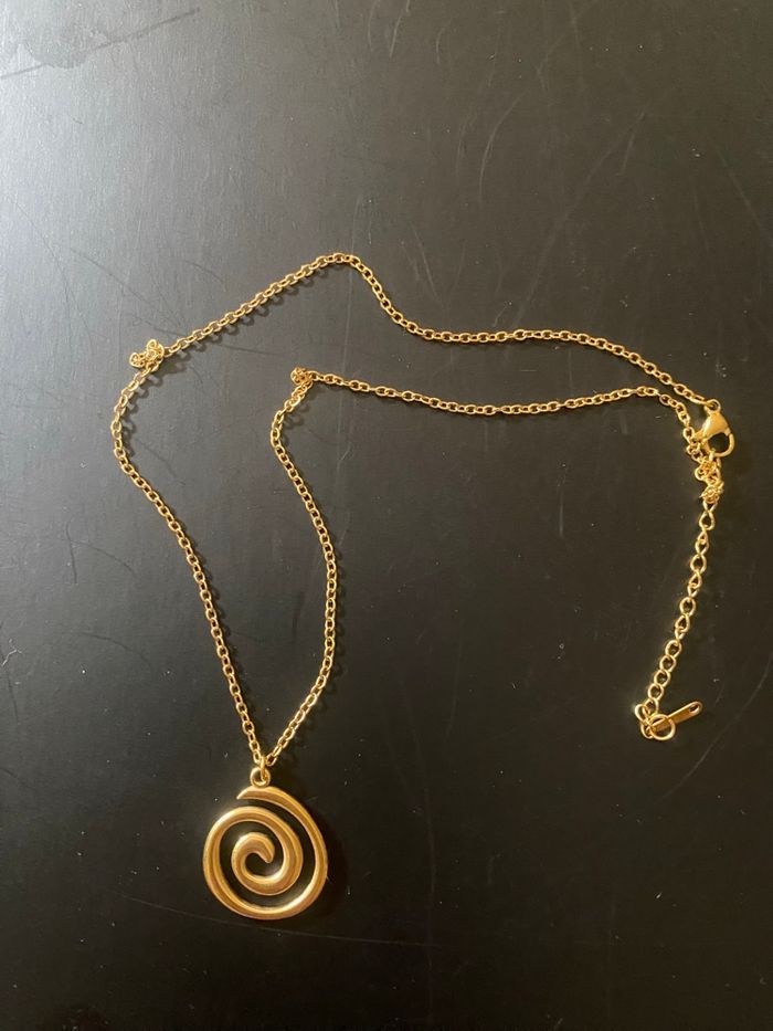 Collier  spirale en acier inoxydable - photo numéro 6