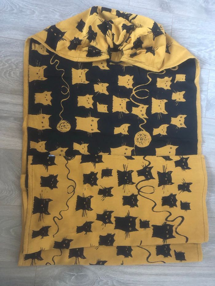 Portage sling ringsling de la marque Roar modèle Miau miau miel poivre Neuf - photo numéro 3