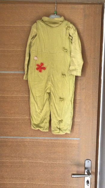 Ensemble salopette + tee-shirt 2 ans DPAM