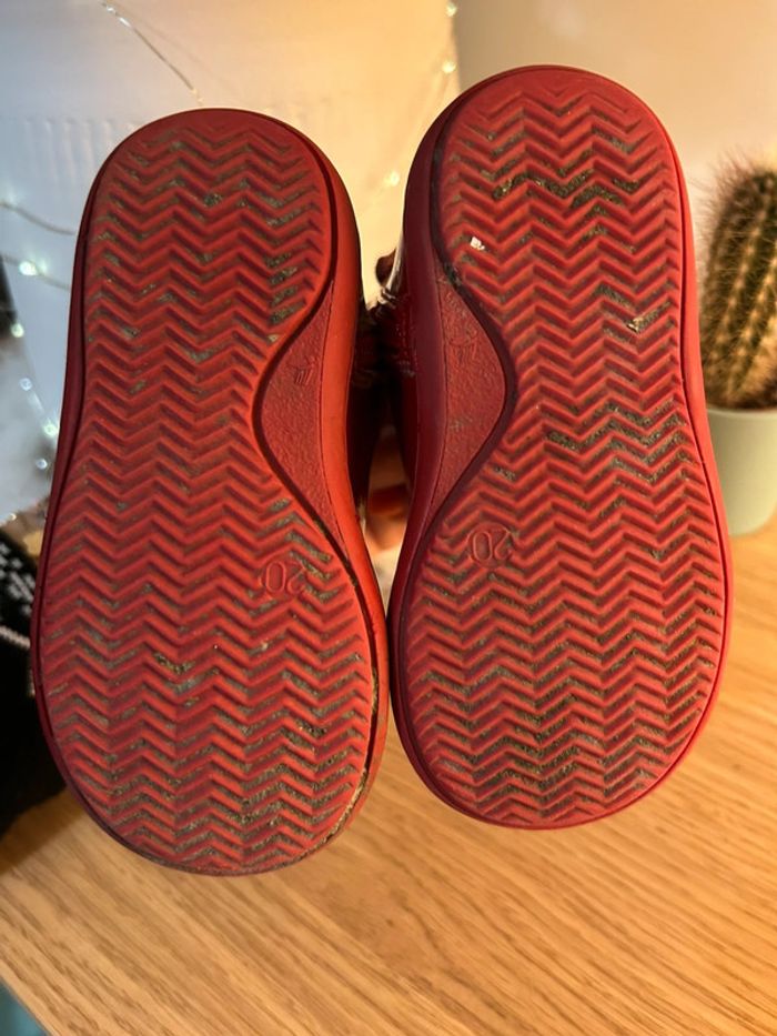 Chaussures rouges Jacadi taille 20 - photo numéro 4