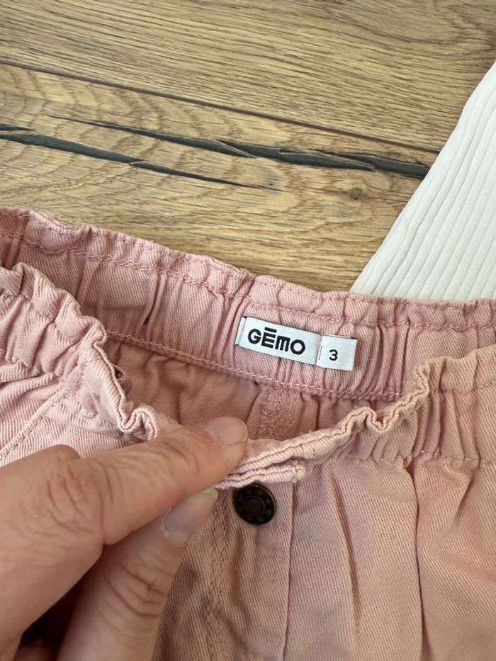 Lot 2 pièces fille 3/4 ans H&M et Gemo - photo numéro 3