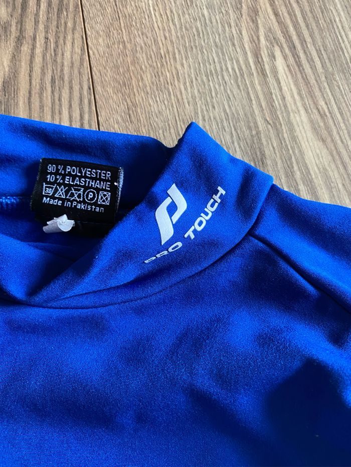 Maillot manches longues homme TL coloris bleu, pour courir, marque PRO TOUCH - photo numéro 4