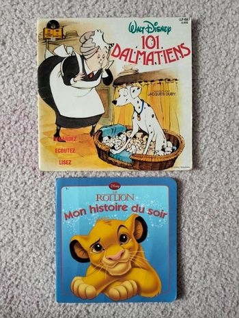 Deux livres Disney