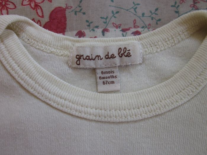 Lot de 3 Body manches courtes 6 mois - photo numéro 9