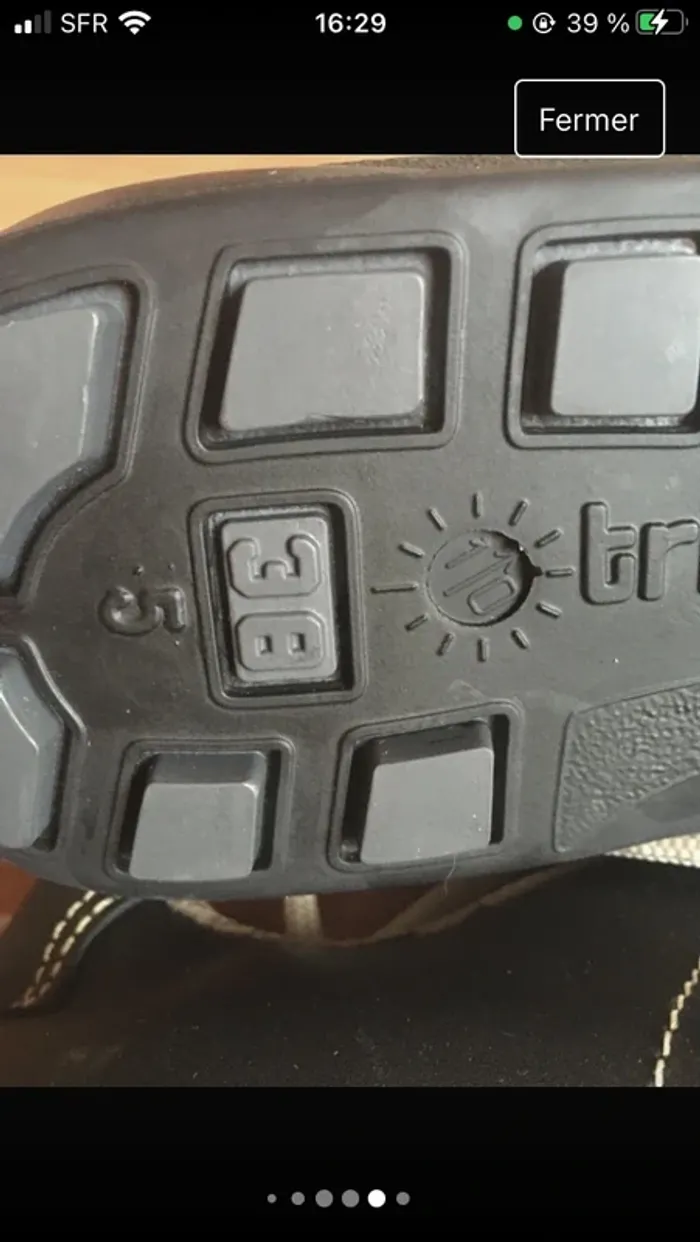 Chaussures de sécurité marque Jallatte en 38 jamais portée - photo numéro 4
