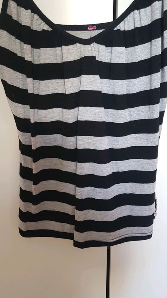 Débardeur noir et gris - photo numéro 2