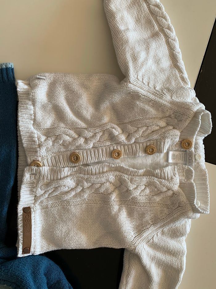 Lot 2 gilets chauds 3 mois Sergent Major & Obaïbi - photo numéro 5