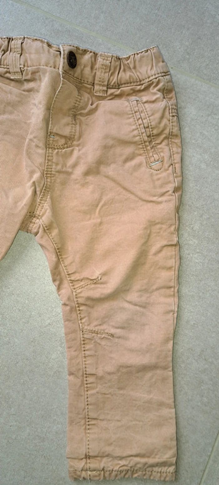 Pantalon beige Obaïbi 18 mois - photo numéro 2